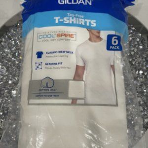 Men's Crew 100% Cotton T-Shirts 6-Pack